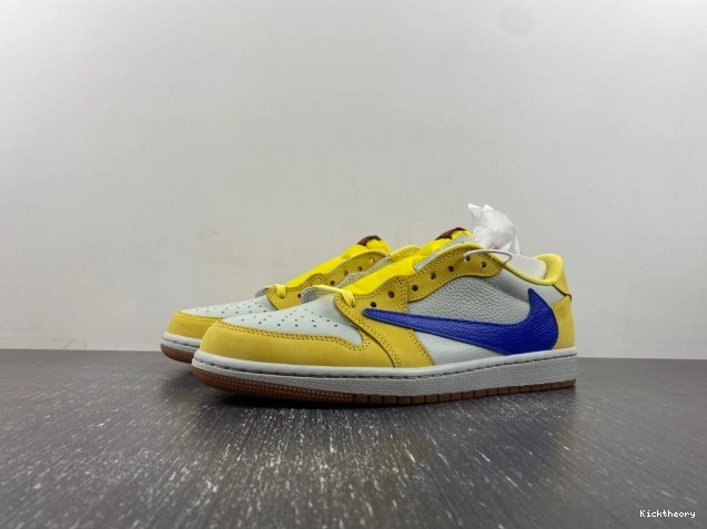 Kick Theory OG Low Scott Canary Travis x DZ4137-700 Jordan Air 1 0820